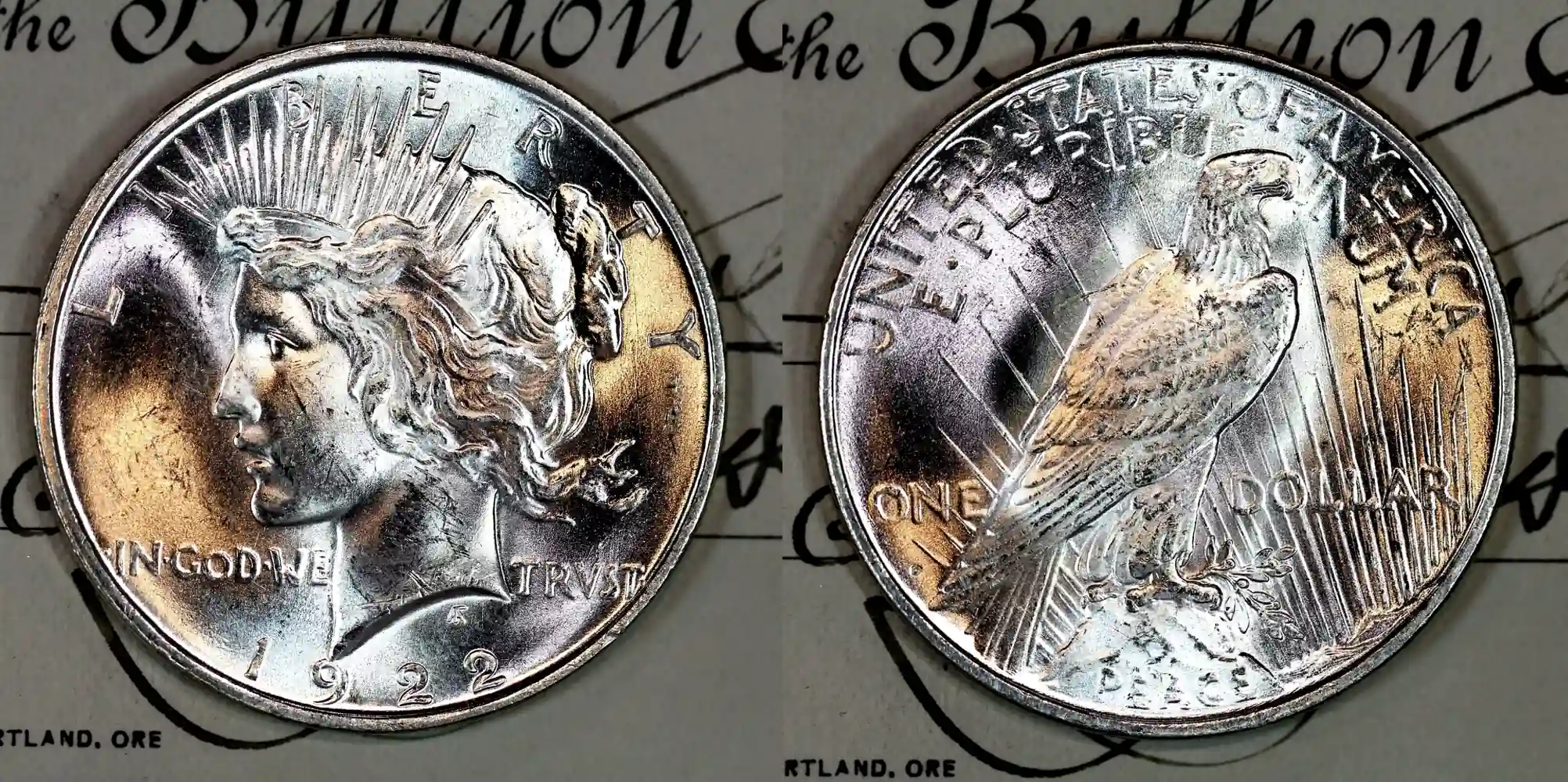 the picture of 1922 Peace Silver Dollar